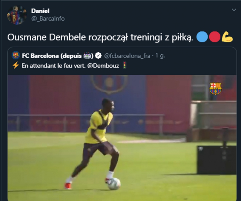 POWRÓT Ousmane'a Dembele!